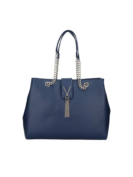 BORSA A SPALLA DIVINA CON LOGO DONNA BLU