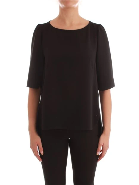 BLUSA IN CRÊPE SATIN ART. 365 DONNA NERO