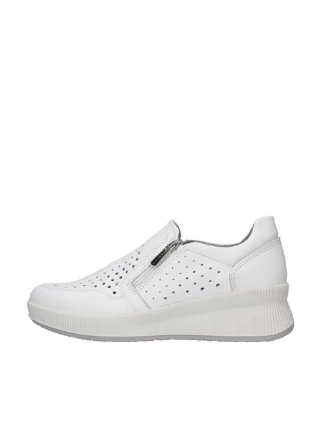 SNEAKERS SLIP ON TRAFORATE DONNA BIANCO