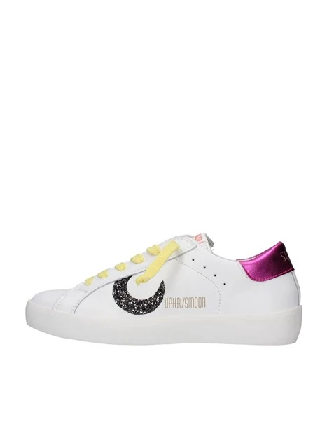 SNEAKERS BASSE LUNA GLITTER LOGO DONNA BIANCO