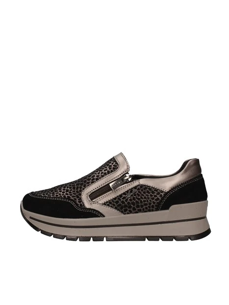 SNEAKERS SLIP ON CON ZEPPA FANTASIA ANIMALIER DONNA GRIGIO