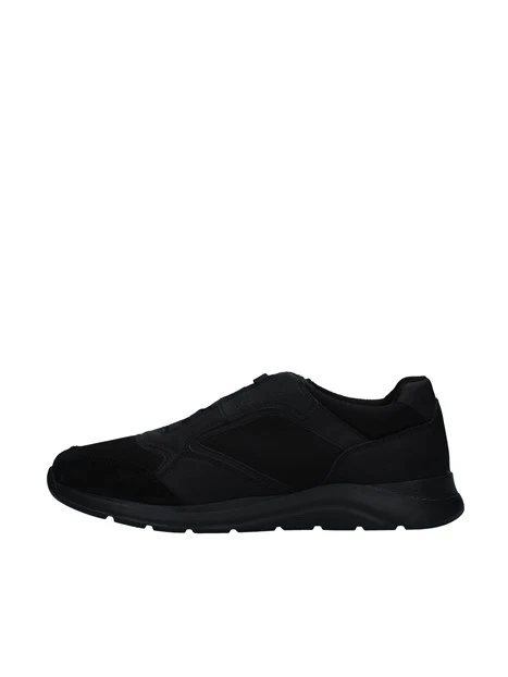 SNEAKERS BASSE CON ELASTICI DAMIANO UOMO NERO