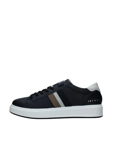 SNEAKERS BASSE CON FASCIA COLORATA UOMO BLU