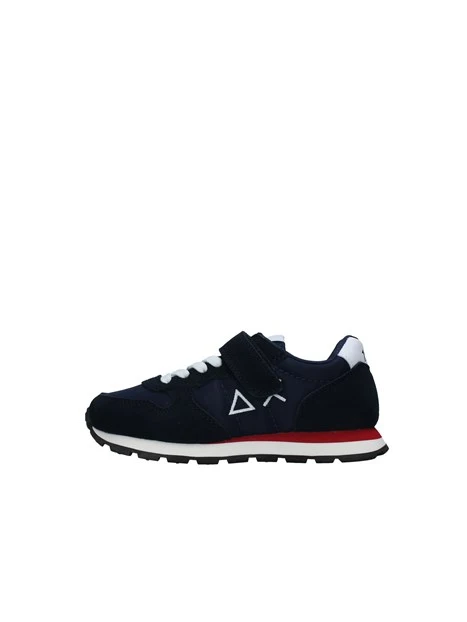 SNEAKERS BASSE CON STRAPPO TOM SOLID BAMBINO BLU