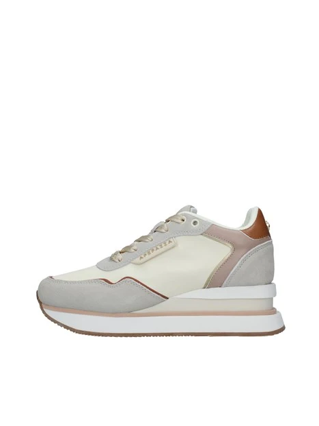 SNEAKERS PLATFORM MULTICOLORE MARGHE DONNA BEIGE