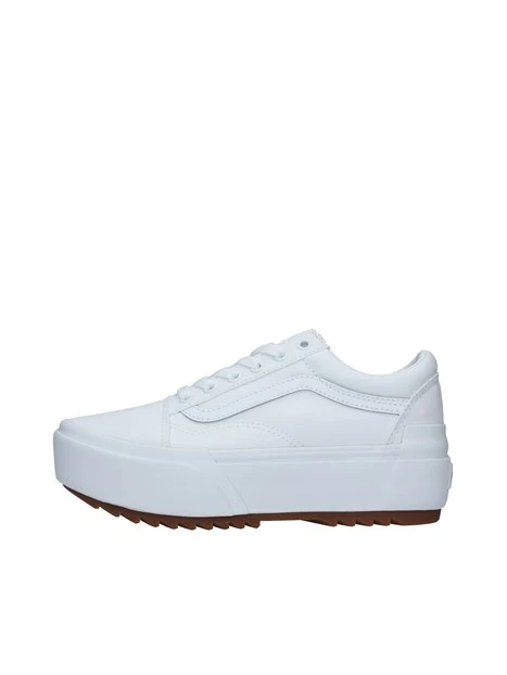 SNEAKERS PLATFORM OLD SKOOL STACKED DONNA BIANCO