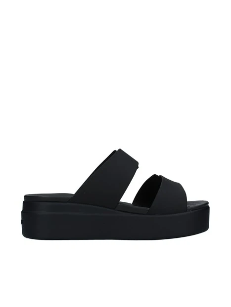 Crocs CIABATTE CON ZEPPA BROOKLYN BUCKLE DONNA NERO Step By Step Shop