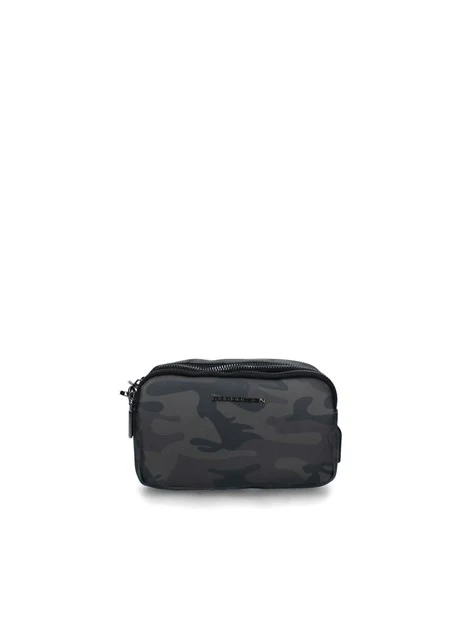 POCHETTE CON CERNIERA UOMO VERDE MILITARE