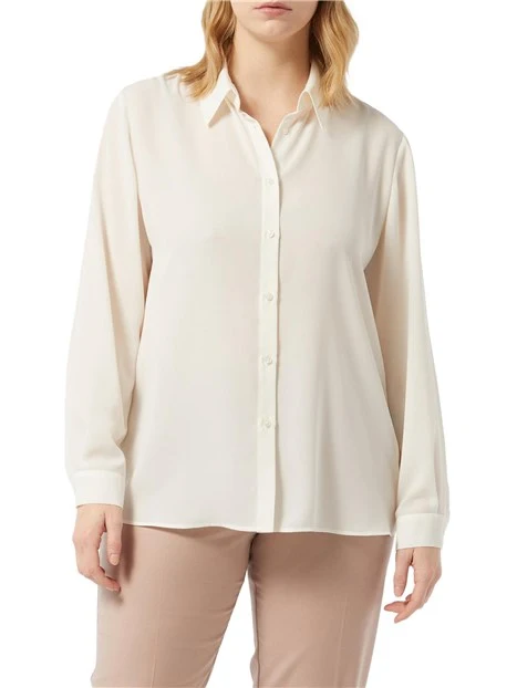 CAMICIA IN CREPE DONNA BIANCO