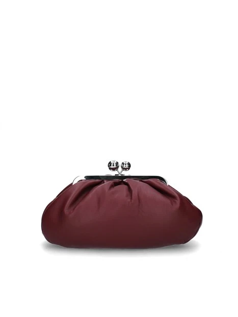 BORSA A MANO PASTICCINO CUBICO DONNA BORDEAUX