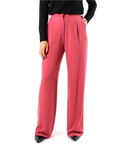 PANTALONI PALAZZO FLUIDI DONNA BORDEAUX