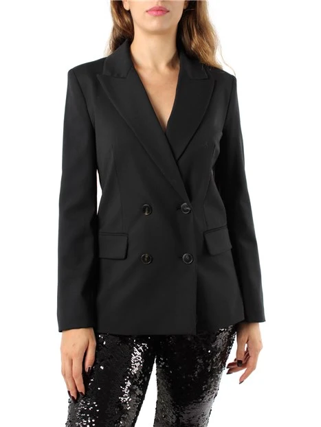 BLAZER DOPPIOPETTO DONNA NERO