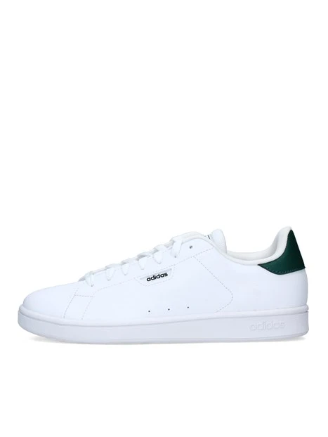 SNEAKERS BASSE URBAN COURT INSERTO VERDE UOMO BIANCO