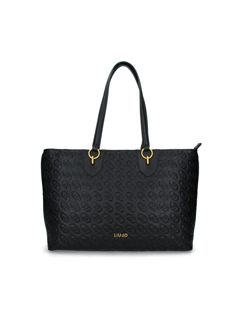 BORSA SHOPPING TEDDY DONNA NERO