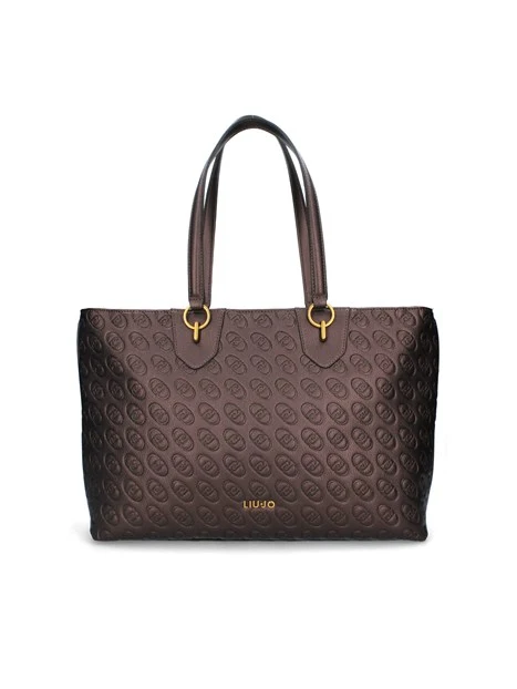 BORSA SHOPPING TEDDY DONNA MARRONE