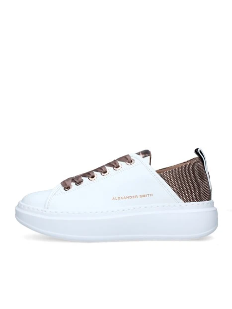 SNEAKERS PLATFORM WEMBLEY DONNA BIANCO BRONZO