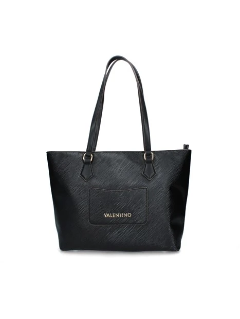 BORSA A SPALLA POSILLIPO CON LOGO DONNA NERO