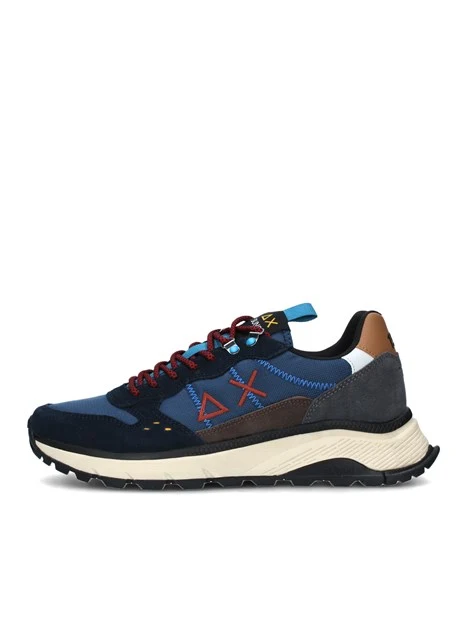 SNEAKERS PLATFORM FIRE AND CAMPING UOMO BLU