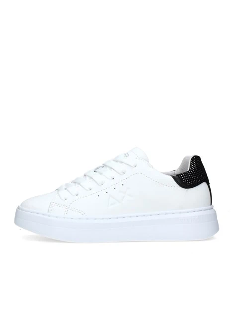 SNEAKERS BASSE GRACE CON STRASS AL TALLONE DONNA BIANCO