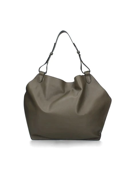 BORSA A SPALLA MOUSSE ESAGONALE DONNA VERDE