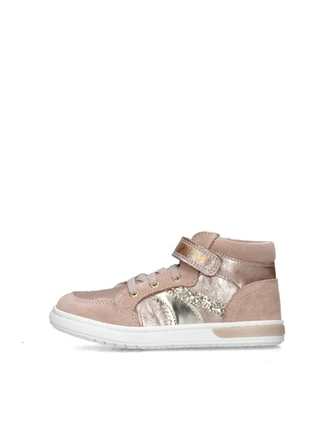 SNEAKERS ALTE SCAMOSCIATE BAMBINA ROSA