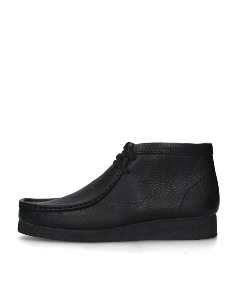 STIVALETTI WALLABEE EVO BT IN PELLE UOMO NERO