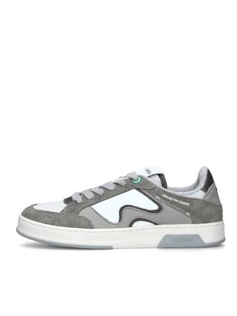 SNEAKERS BASSE BICOLORE DONNA GRIGIO