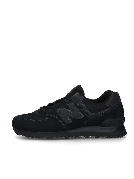 SNEAKERS BASSE CON LOGO 574 UOMO NERO