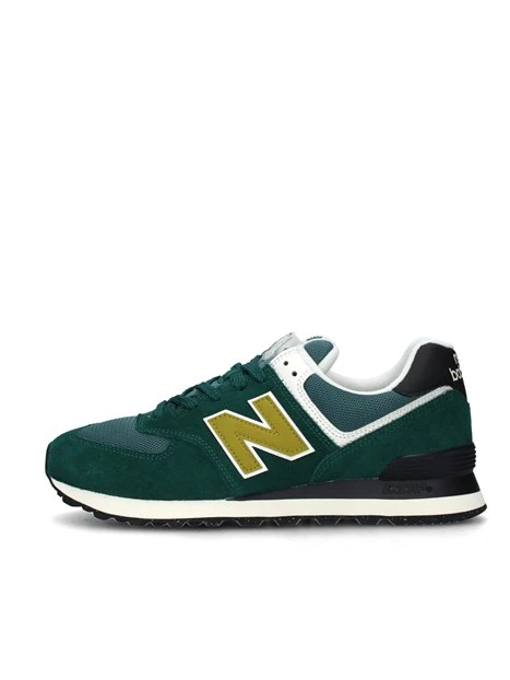 SNEAKERS BASSE 574 CON LOGO UOMO VERDE