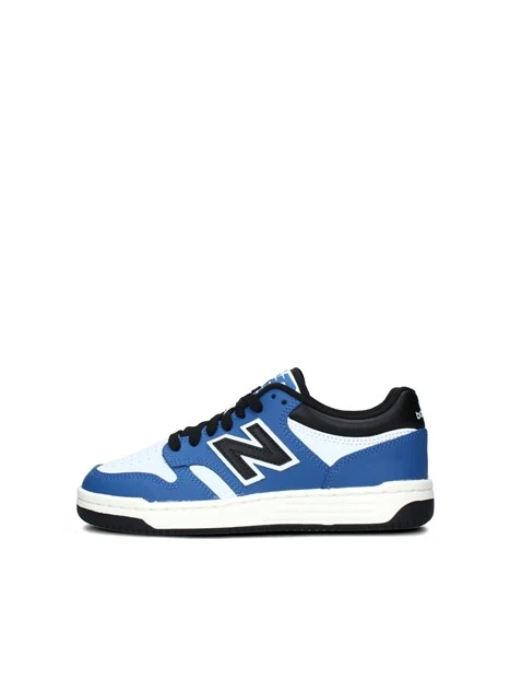 SNEAKERS BASSE 480 CON INSERTI NERI UNISEX BAMBINO BLU