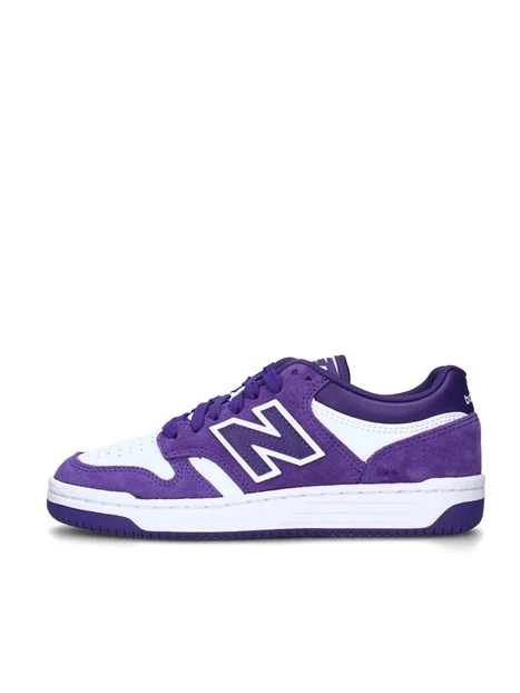 SNEAKERS BASSE 480 CON INSERTI VIOLA BAMBINA BIANCO