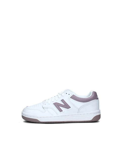 SNEAKERS BASSE 480 CON INSERTI ROSA UNISEX BAMBINO BIANCO