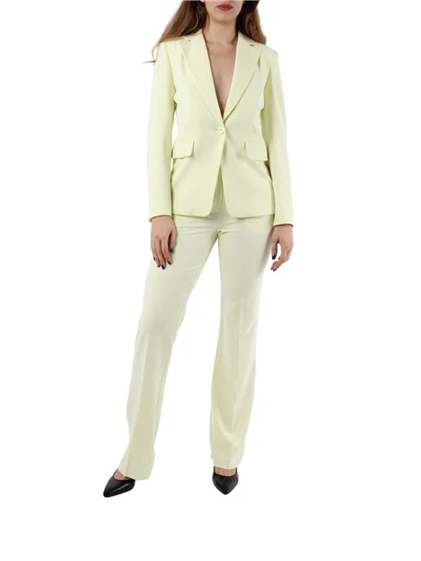 TAILLEUR IN TWILL DONNA GIALLO LIME