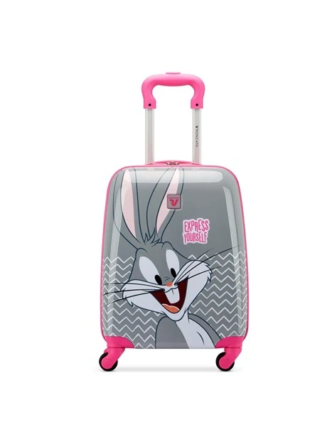 TROLLEY CABINA LOONEY TUNES BUGS BUNNY BAMBINA GRIGIO