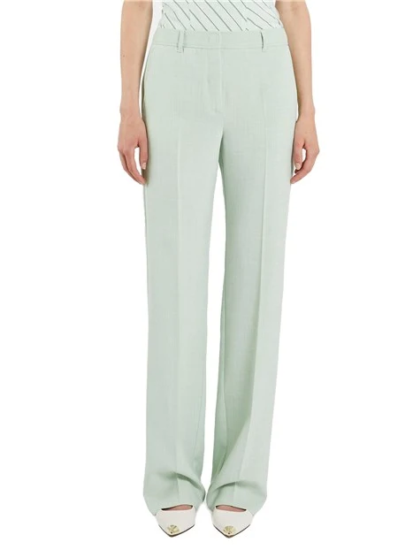 PANTALONI CHINO IN STUOIA DONNA VERDE