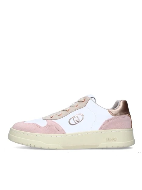 SNEAKERS BASSE ME03 DONNA BIANCO ROSA