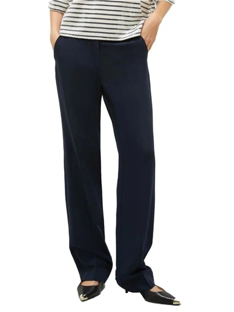 PANTALONI CHINO CON ALAMARI DONNA BLU