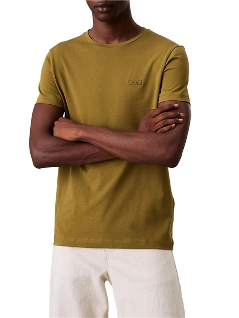 T-SHIRT MANICA CORTA SLIM FIT UOMO GIALLO