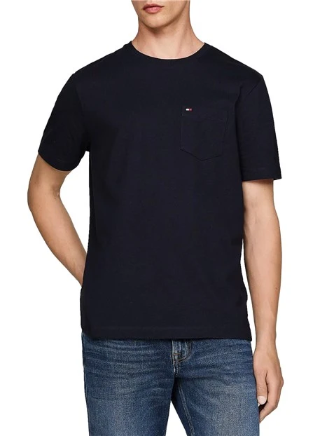 T-SHIRT MANICA CORTA CON TASCHINO UOMO BLU NAVY