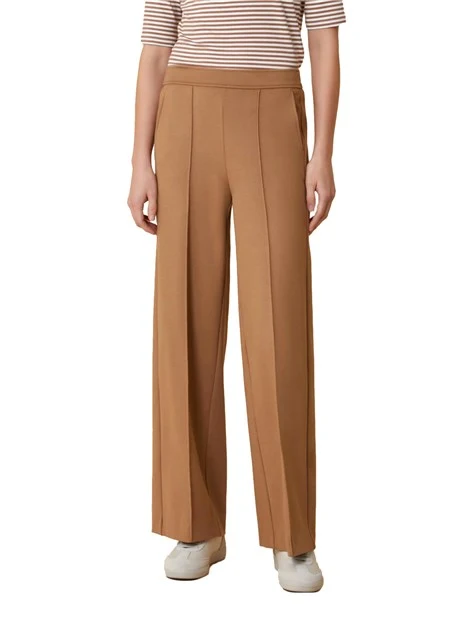 PANTALONI PALAZZO IN JERSEY DONNA BEIGE