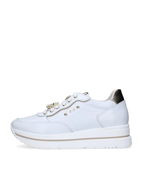 SNEAKERS PLATFORM E512908D DONNA BIANCO