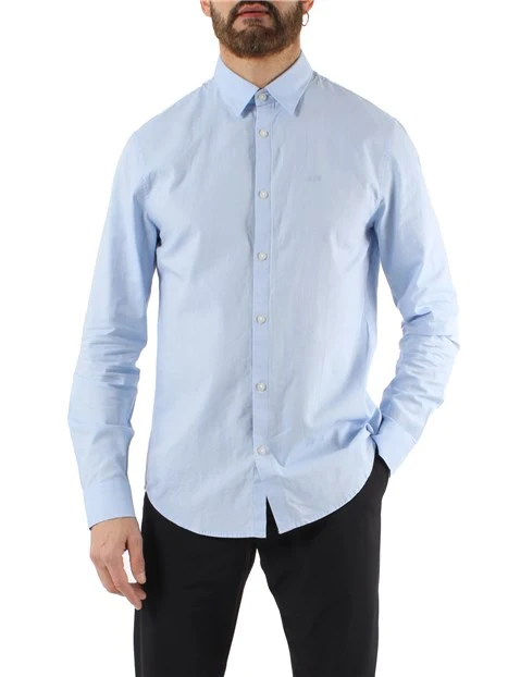 CAMICIA OXFORD SLIM UOMO CELESTE