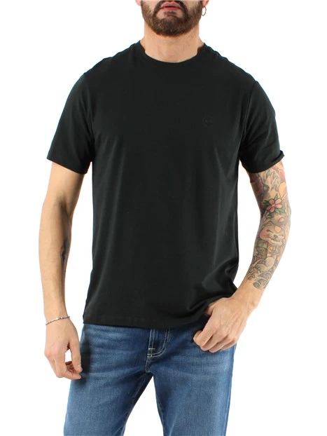 T-SHIRT MANICA CORTA IN JERSEY UOMO NERO