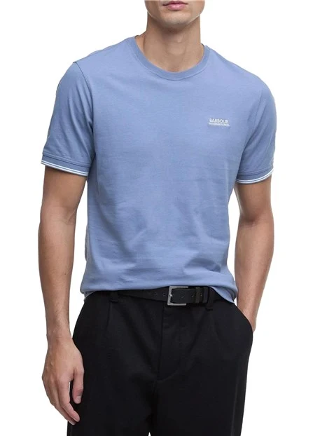 T-SHIRT PHILIP TIPPED UOMO BLU