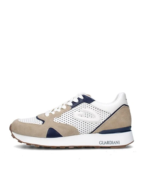 SNEAKERS BASSE AGM451401 UOMO BIANCO BEIGE