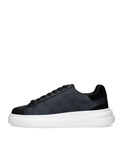 SNEAKERS BASSE ELBA CARRYOVER UOMO NERO BIANCO