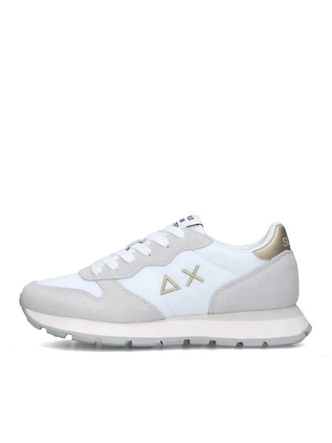 SNEAKERS BASSE Z35202 ALLY GOLD SILVER DONNA BIANCO