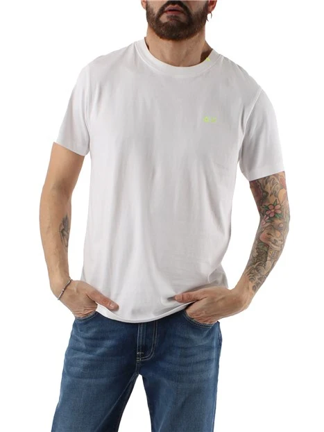 T-SHIRT MANICA CORTA SPECIAL DYED BEACH UOMO BIANCO