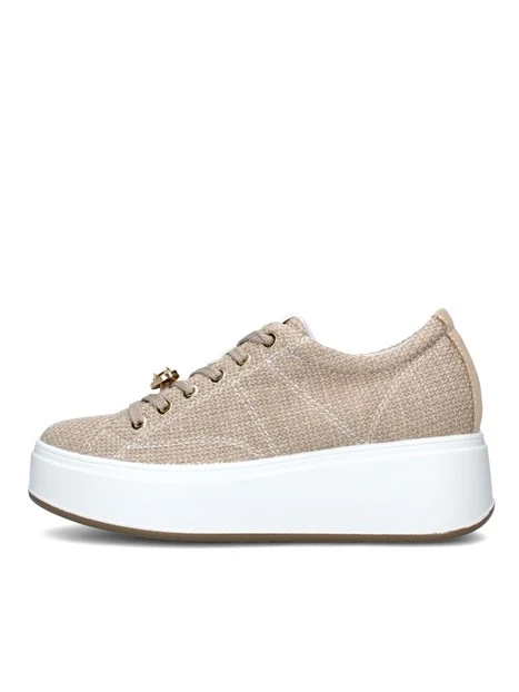 SNEAKERS PLATFORM 7657411 DONNA BEIGE