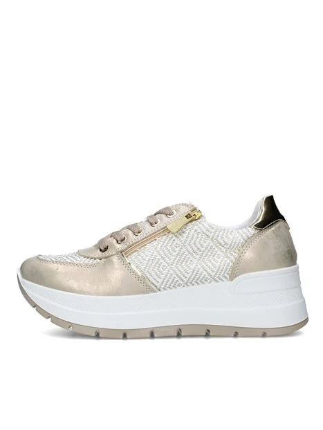 SNEAKERS PLATFORM 7661311 DONNA BEIGE